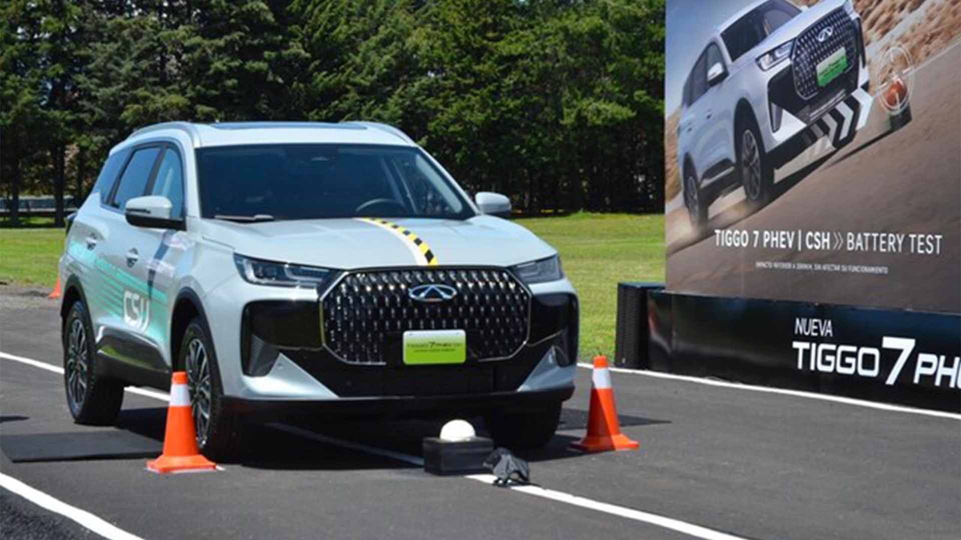 30 km/h Direct Impact Against 242 mm-high Obstacle: TIGGO7 CSH Passes ...